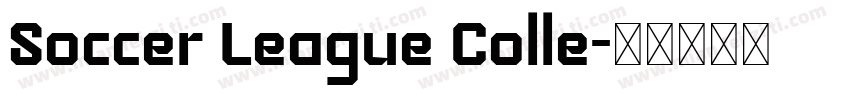 Soccer League Colle字体转换